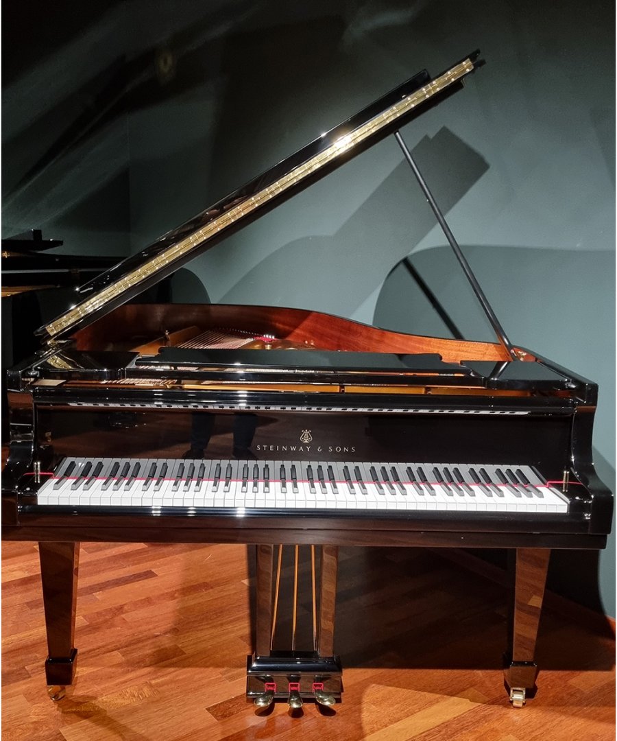 Steinway & Sons A-188 von 1965 in Schwarz glänzend