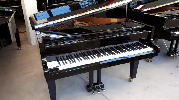 Grotrian-Steinweg Chambre, Ausstellungsmodell von 2014 in Schwarz glänzend
