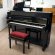 Yamaha U5AS von 1994 in Schwarz glänzend