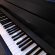 - Andere Marke - Weiss - Piano von 1970 in Schwarz matt