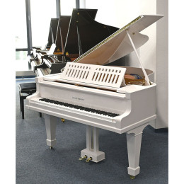 August Förster 164 cm von 1922 in Weiß glänzend